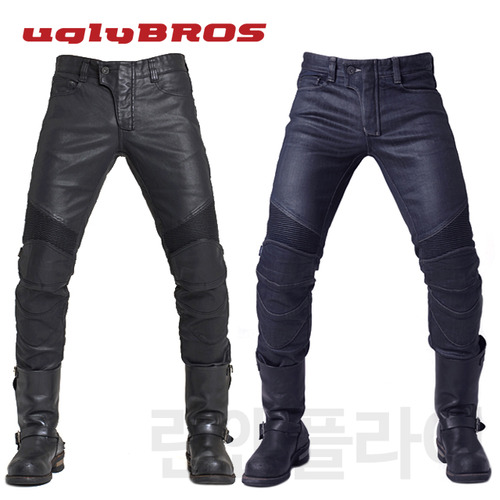 [어글리브로스] uglyBROS 라이딩 팬츠 트리톤 블랙,블루 진 TRITON BLACK,BLUE jeans