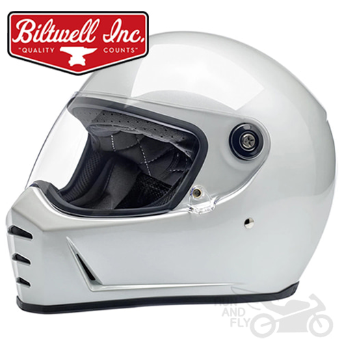 [BILTWELL][회원 즉시 할인] 빌트웰 풀페이스 헬멧 레인스플리터 화이트 LANE SPLITTER WHITE