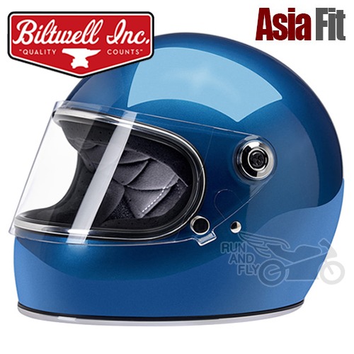 [BILTWELL][회원 즉시 할인] 빌트웰 풀페이스 헬멧 그링고 S 퍼시픽 블루 GRINGO S PACIFIC BLUE [아시아 핏]