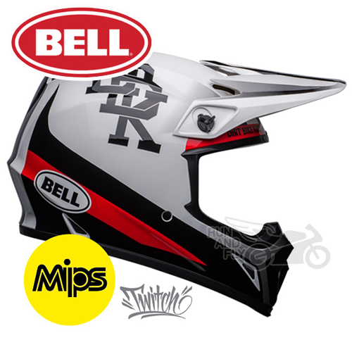 [벨][회원 즉시 할인] BELL 오프로드 헬멧 MX-9 트위치 DBK 화이트/블랙 MIPS MX-9 TWITCH DBK GLOSS WHITE/BLACK MIPS